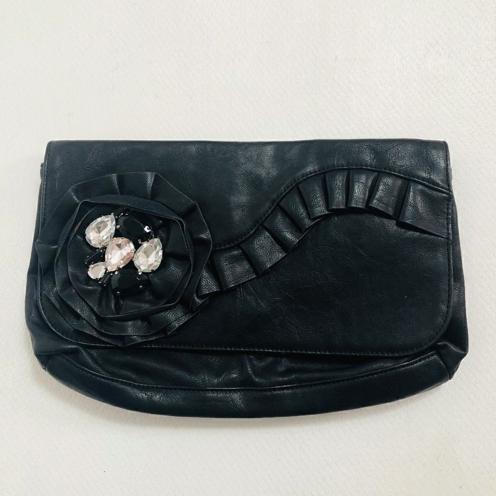 🌹JESSICA SIMPSON Handbag Purse Clutch Black